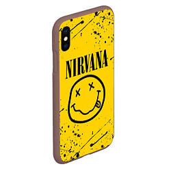 Чехол iPhone XS Max матовый NIRVANA, цвет: 3D-коричневый — фото 2