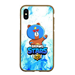 Чехол iPhone XS Max матовый BRAWL STARS EL BROWN