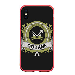 Чехол iPhone XS Max матовый Apex Legends Octane