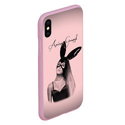 Чехол iPhone XS Max матовый Ariana Grande, цвет: 3D-розовый — фото 2