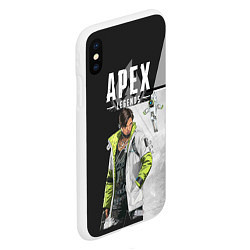 Чехол iPhone XS Max матовый Apex Legends, цвет: 3D-белый — фото 2