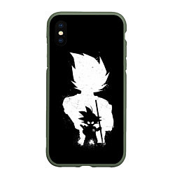 Чехол iPhone XS Max матовый Mini Dragon Ball