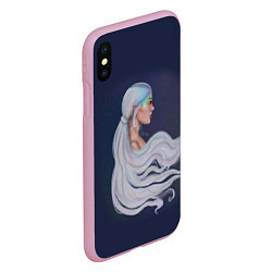 Чехол iPhone XS Max матовый Ariana Grande Ариана Гранде, цвет: 3D-розовый — фото 2