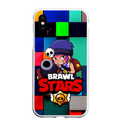 Чехол iPhone XS Max матовый Brawl Stars - Penny, цвет: 3D-белый