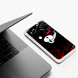 Чехол iPhone XS Max матовый MONOKUMA, цвет: 3D-белый — фото 2