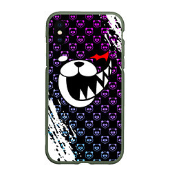 Чехол iPhone XS Max матовый MONOKUMA