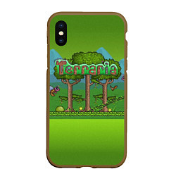 Чехол iPhone XS Max матовый Terraria