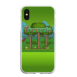 Чехол iPhone XS Max матовый Terraria