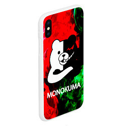 Чехол iPhone XS Max матовый MONOKUMA, цвет: 3D-белый — фото 2