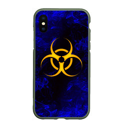 Чехол iPhone XS Max матовый BIOHAZARD