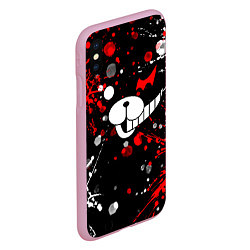 Чехол iPhone XS Max матовый MONOKUMA, цвет: 3D-розовый — фото 2