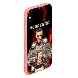 Чехол iPhone XS Max матовый CONOR McGREGOR, цвет: 3D-баблгам — фото 2