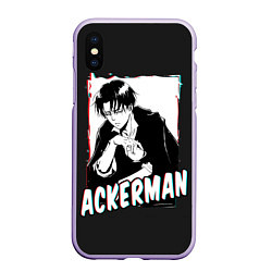 Чехол iPhone XS Max матовый Ackerman