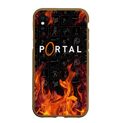 Чехол iPhone XS Max матовый PORTAL