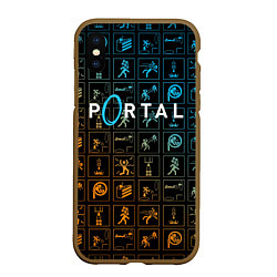 Чехол iPhone XS Max матовый PORTAL