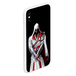 Чехол iPhone XS Max матовый Assassin’s Creed, цвет: 3D-белый — фото 2