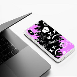 Чехол iPhone XS Max матовый LIL PEEP, цвет: 3D-белый — фото 2