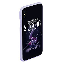 Чехол iPhone XS Max матовый Hollow Knight, цвет: 3D-светло-сиреневый — фото 2