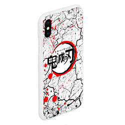 Чехол iPhone XS Max матовый KIMETSU NO YAIBA, цвет: 3D-белый — фото 2