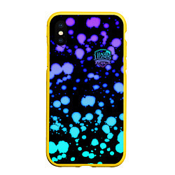 Чехол iPhone XS Max матовый League of Legends, цвет: 3D-желтый