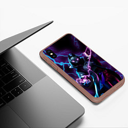 Чехол iPhone XS Max матовый FORTNITE, цвет: 3D-коричневый — фото 2