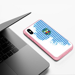 Чехол iPhone XS Max матовый ВДВ, цвет: 3D-баблгам — фото 2