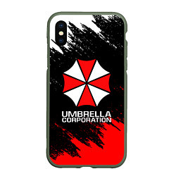 Чехол iPhone XS Max матовый UMBRELLA CORP