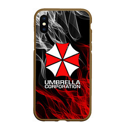 Чехол iPhone XS Max матовый UMBRELLA CORP