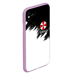 Чехол iPhone XS Max матовый UMBRELLA CORP, цвет: 3D-сиреневый — фото 2