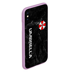 Чехол iPhone XS Max матовый UMBRELLA CORP, цвет: 3D-сиреневый — фото 2