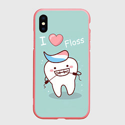 Чехол iPhone XS Max матовый Tooth