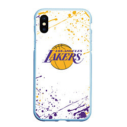 Чехол iPhone XS Max матовый LA LAKERS