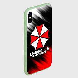 Чехол iPhone XS Max матовый UMBRELLA CORP, цвет: 3D-салатовый — фото 2