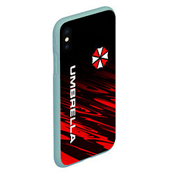 Чехол iPhone XS Max матовый UMBRELLA CORPORATION, цвет: 3D-мятный — фото 2