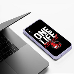 Чехол iPhone XS Max матовый One Life Many Fight, цвет: 3D-светло-сиреневый — фото 2