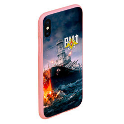 Чехол iPhone XS Max матовый ВМФ, цвет: 3D-баблгам — фото 2