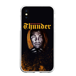 Чехол iPhone XS Max матовый Arturo 'Thunder' Gatti, цвет: 3D-белый