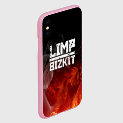 Чехол iPhone XS Max матовый LIMP BIZKIT, цвет: 3D-розовый — фото 2