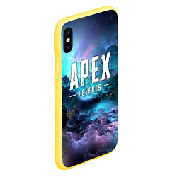 Чехол iPhone XS Max матовый APEX LEGENDS, цвет: 3D-желтый — фото 2