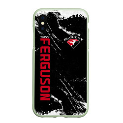 Чехол iPhone XS Max матовый Tony Ferguson