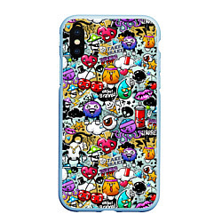 Чехол iPhone XS Max матовый Stickerboom