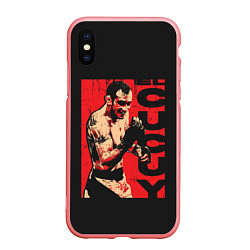 Чехол iPhone XS Max матовый Tony Ferguson, цвет: 3D-баблгам