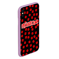 Чехол iPhone XS Max матовый Roblox, цвет: 3D-сиреневый — фото 2