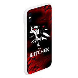 Чехол iPhone XS Max матовый THE WITCHER, цвет: 3D-белый — фото 2