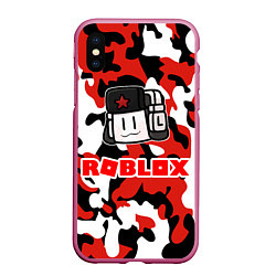 Чехол iPhone XS Max матовый ROBLOX