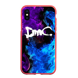 Чехол iPhone XS Max матовый DEVIL MAY CRY DMC, цвет: 3D-красный