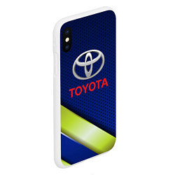 Чехол iPhone XS Max матовый TOYOTA, цвет: 3D-белый — фото 2