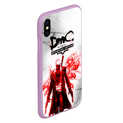 Чехол iPhone XS Max матовый Devil may cry, цвет: 3D-сиреневый — фото 2