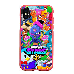 Чехол iPhone XS Max матовый BRAWL STARS TARA