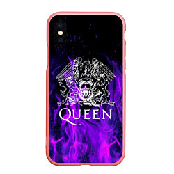 Чехол iPhone XS Max матовый QUEEN